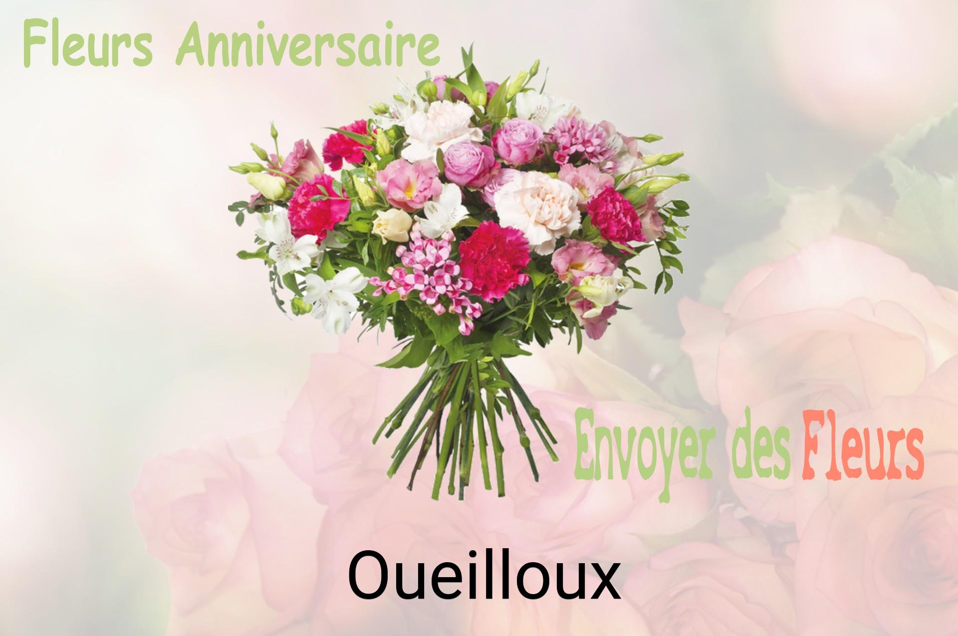 Bouquet de fleurs d’anniversaire livré à Oueilloux